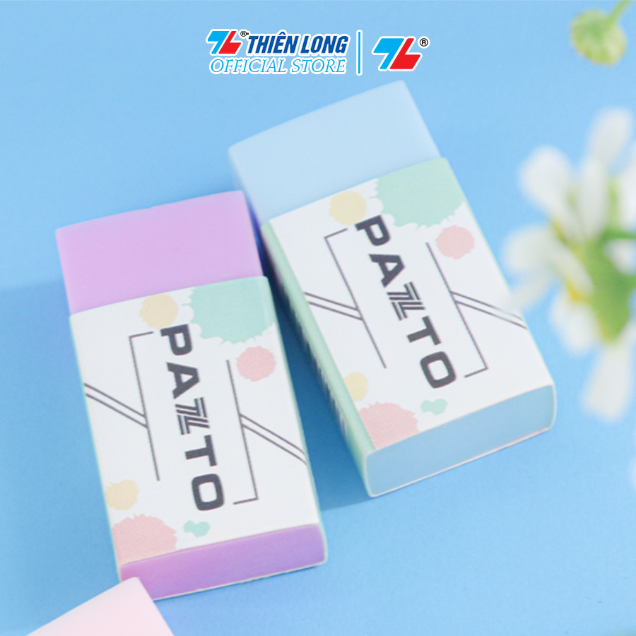 Combo 10 Gôm tẩy không mùi Pastel Pazto Thiên Long E-010 - Màu ngẫu nhiên