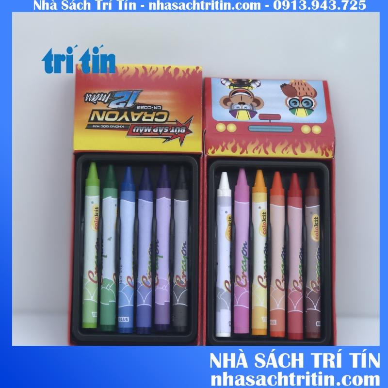 Bút sáp TL màu Colokit 12 màu CR-C022 và 24 màu CR-C021