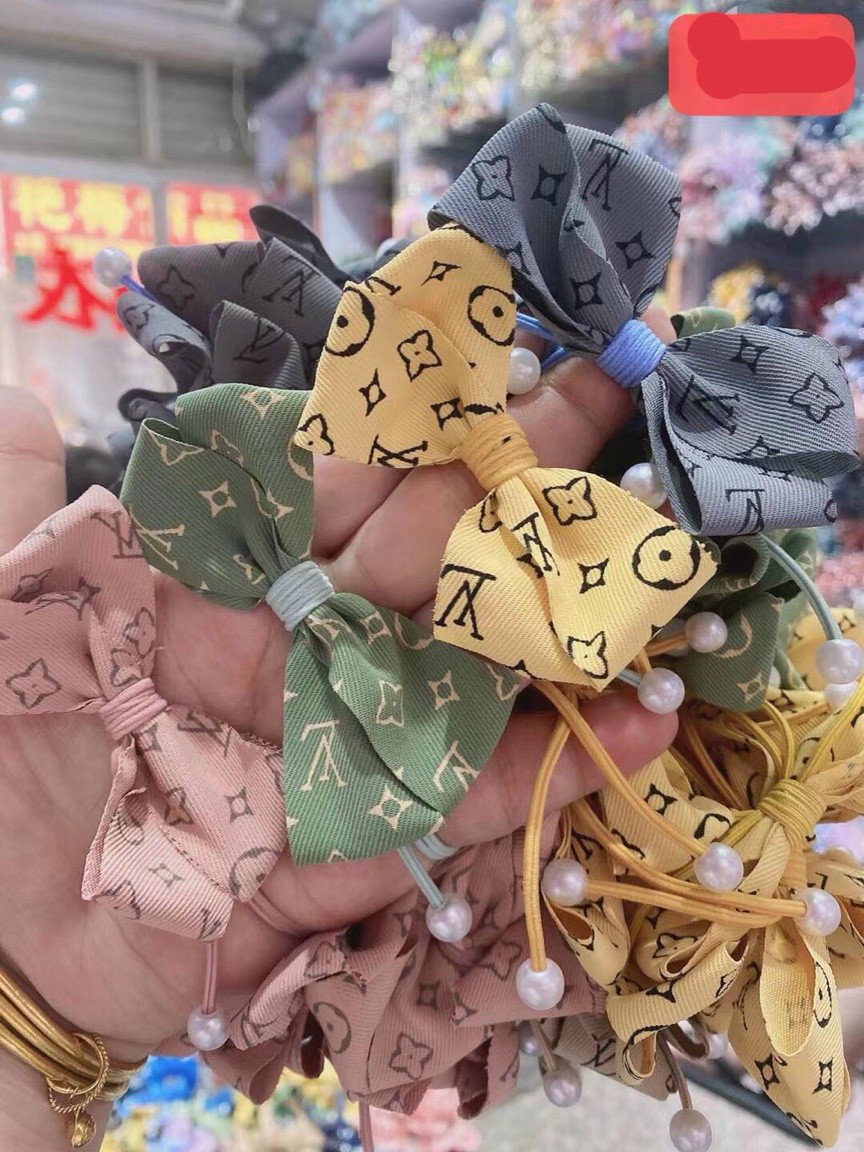 Combo 10 dây buộc tóc đủ màu đủ hình cute