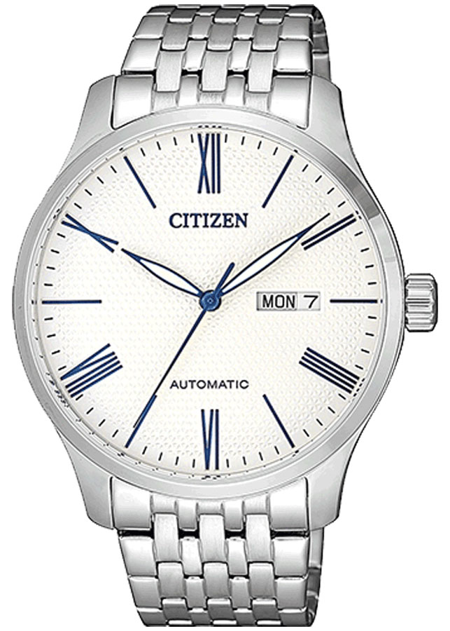 Đồng Hồ Nam Citizen Dây Thép Không Gỉ NH8350-59B - Mặt Trắng