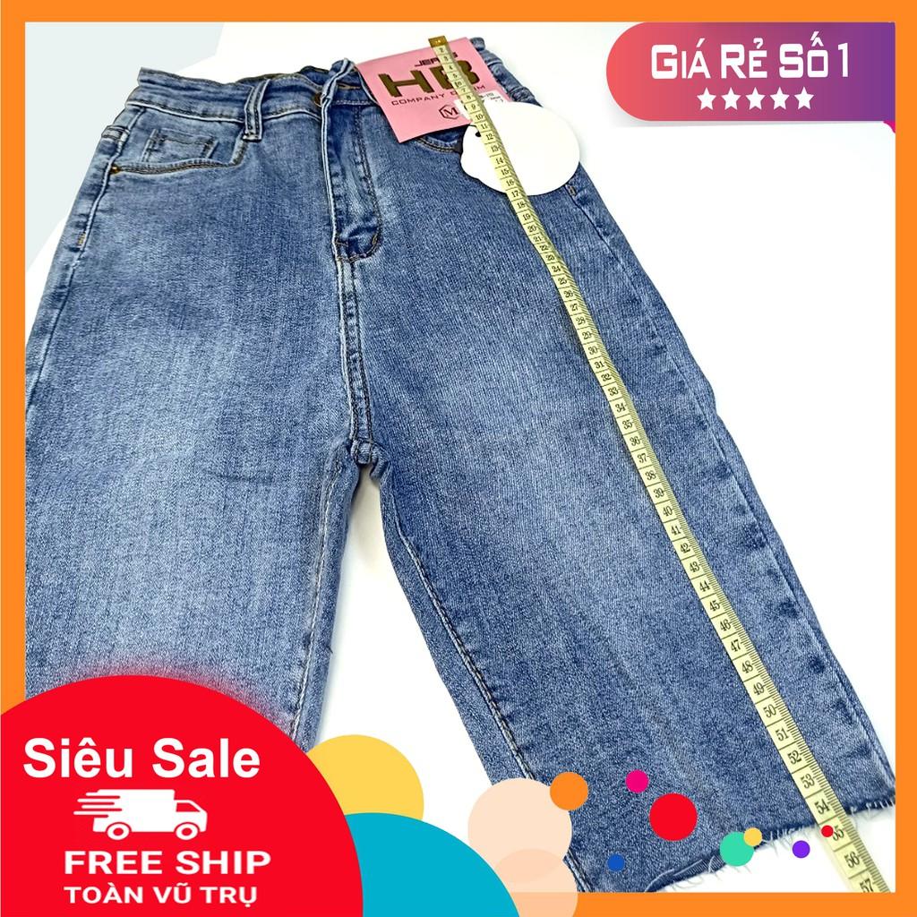 Quần jean nữ lưng cao siêu co giãn ️ quần bò cạp cao form nữ dáng ôm Rose Clothing Shop