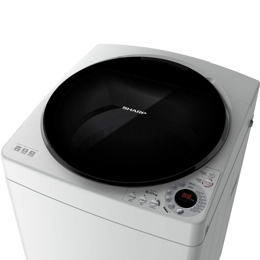 Máy giặt Sharp 8 kg ES-W80GV-H -Chỉ giao HCM