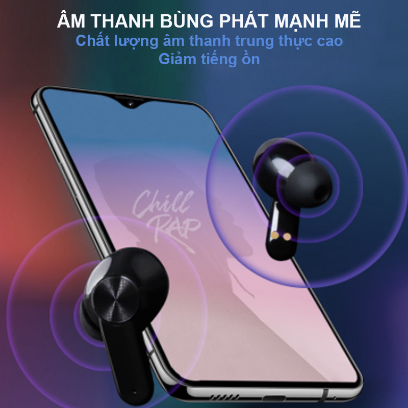 Tai Nghe Không Dây Bluetooth 5.0, XG-31, Tai Nghe Thể Thao Điều Khiển Cảm Ứng Thông Minh, Có Hộp Sạc - Hàng Chính Hãng