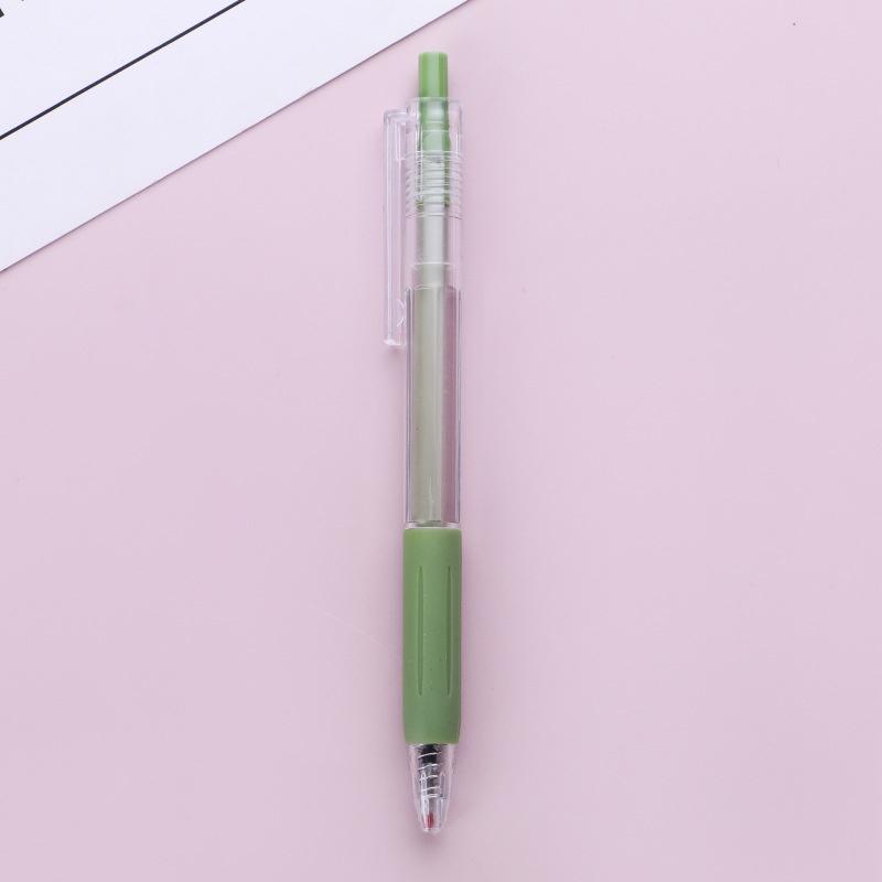 Bút Gel Mực Đen Ngòi 0.5mm Có Vỏ Màu Pastel Cực Xinh