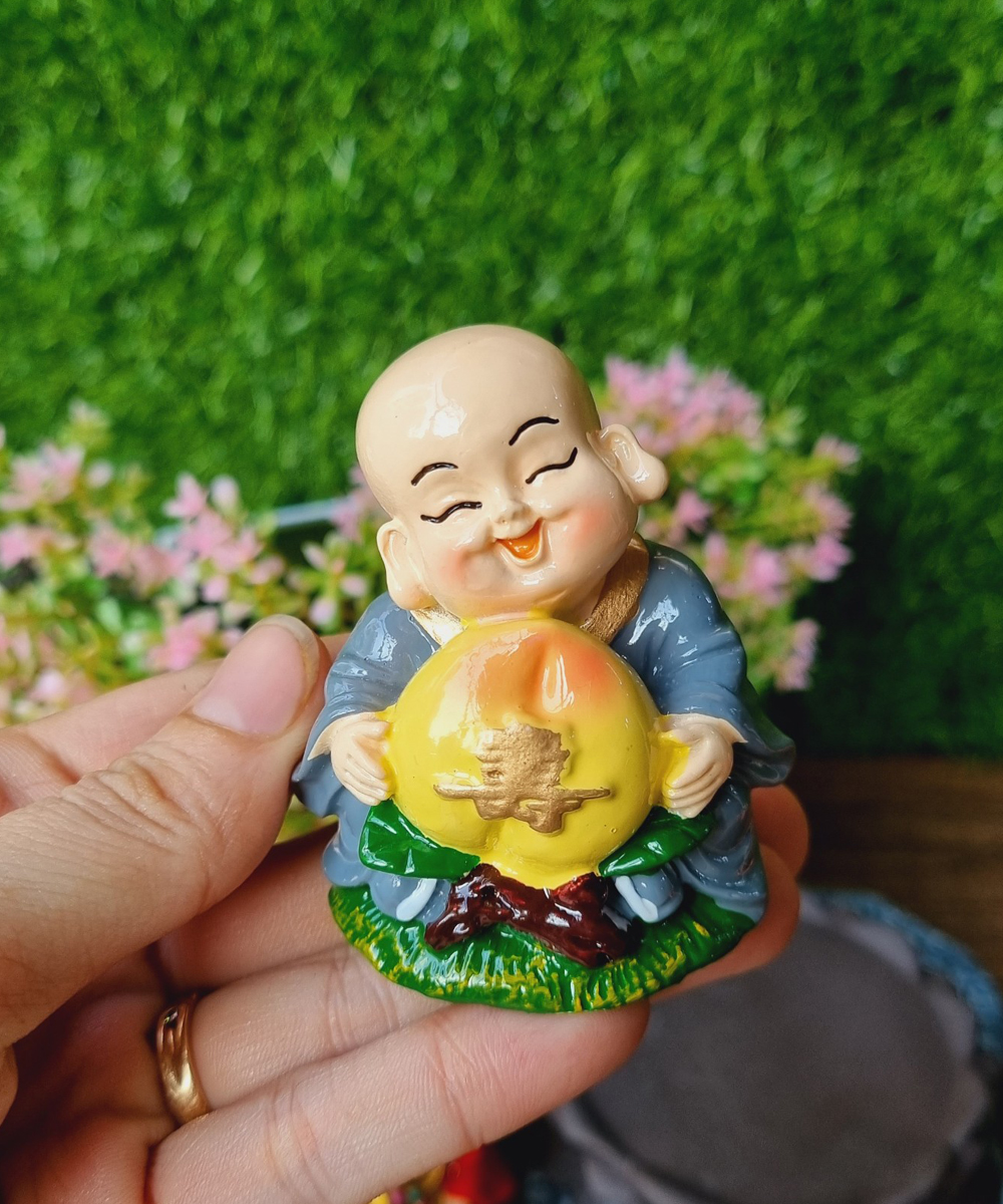 Bộ 05 tượng chú tiểu Ngũ Phúc Lâm Môn 7cm