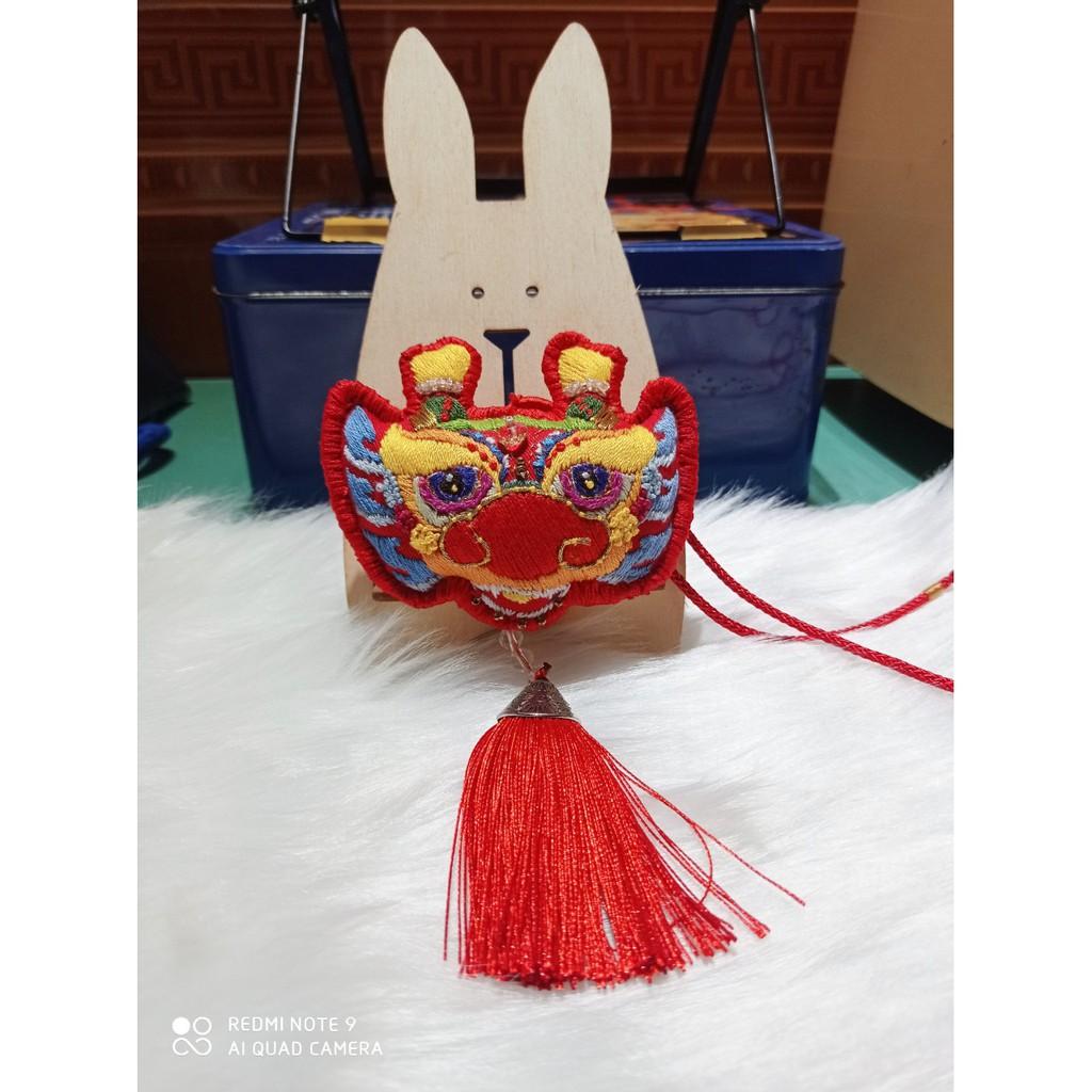 Túi thêu DIY nhà Na làm sẵn TÚI THƠM NGŨ HỔ PHÁT TÀI - TRÂU ĐẠI CA - TỲ HƯƠU - Nana Shop Handmade