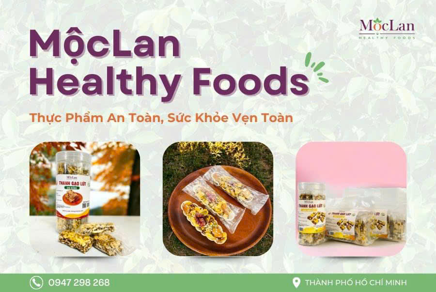 Thanh gạo lứt chà bông mix các hạt dinh dưỡng Mộc Lan Healthy 250g, 500g