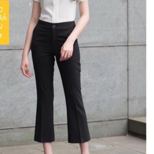 Quần ống vẩy dáng dài vải tuyết mưa