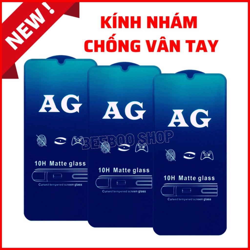 Kính Cường Lực Dành Cho Điện Thoại Samsung M31 - Full màn hình - Nhám phủ Nano - Chống vân tay