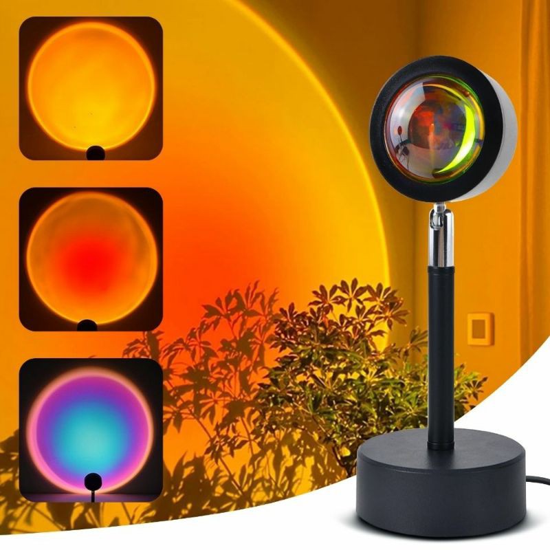 Đèn hoàng hôn BENZ Sunset 4in1 chụp hình sống ảo, quay video Tiktok 4màu/16màu cho hiệu ứng ánh sáng đẹp có remote điều khiển tùy chọn nhiều màu sắc khác nhau