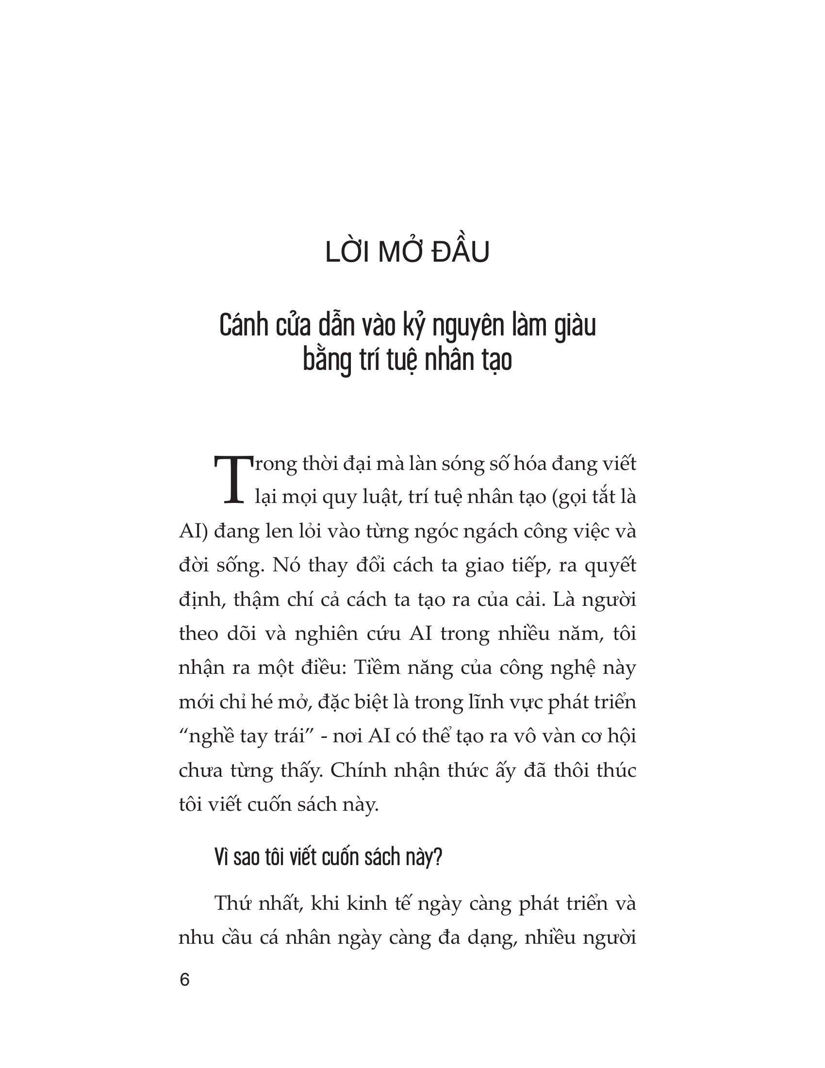 Sách - Tuyệt Chiêu Kiếm Tiền Bằng AI