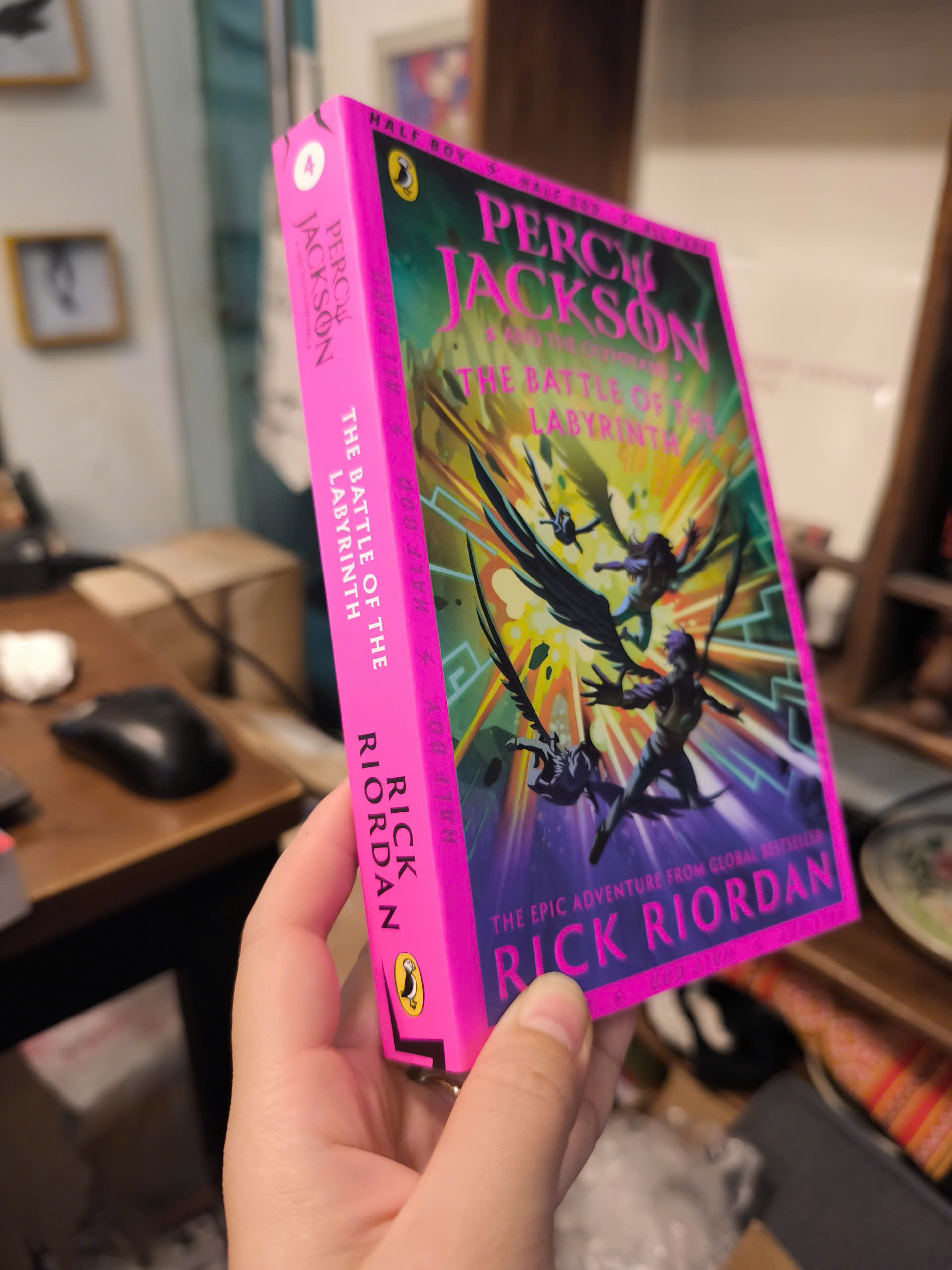 Sách - Percy Jackson And The Olympians The Battle Of The Labyrinth by Rick Riordan