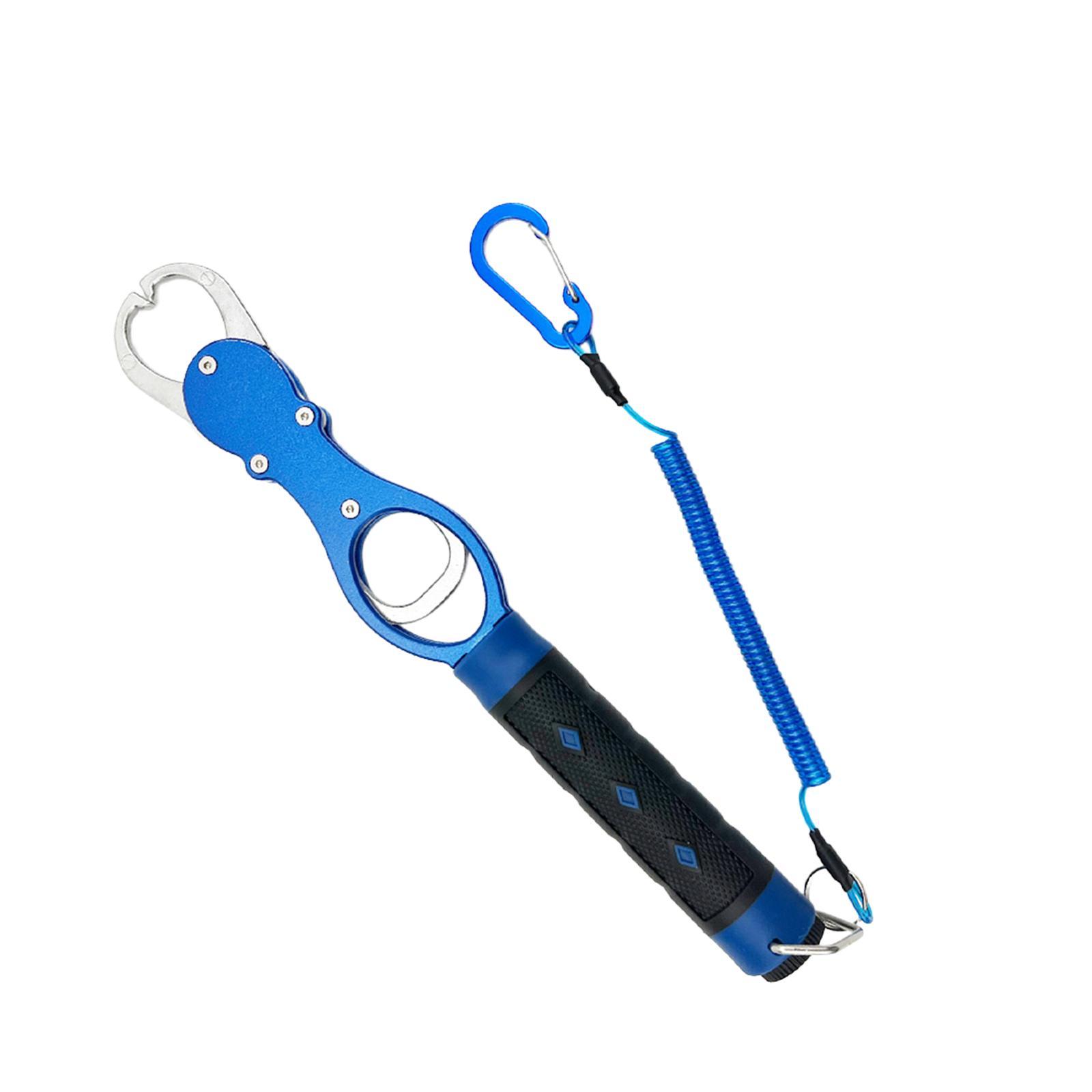Fish Lip Gripper with Scale Fish Control Anti Slip Handle Fish Lip Grip Tool