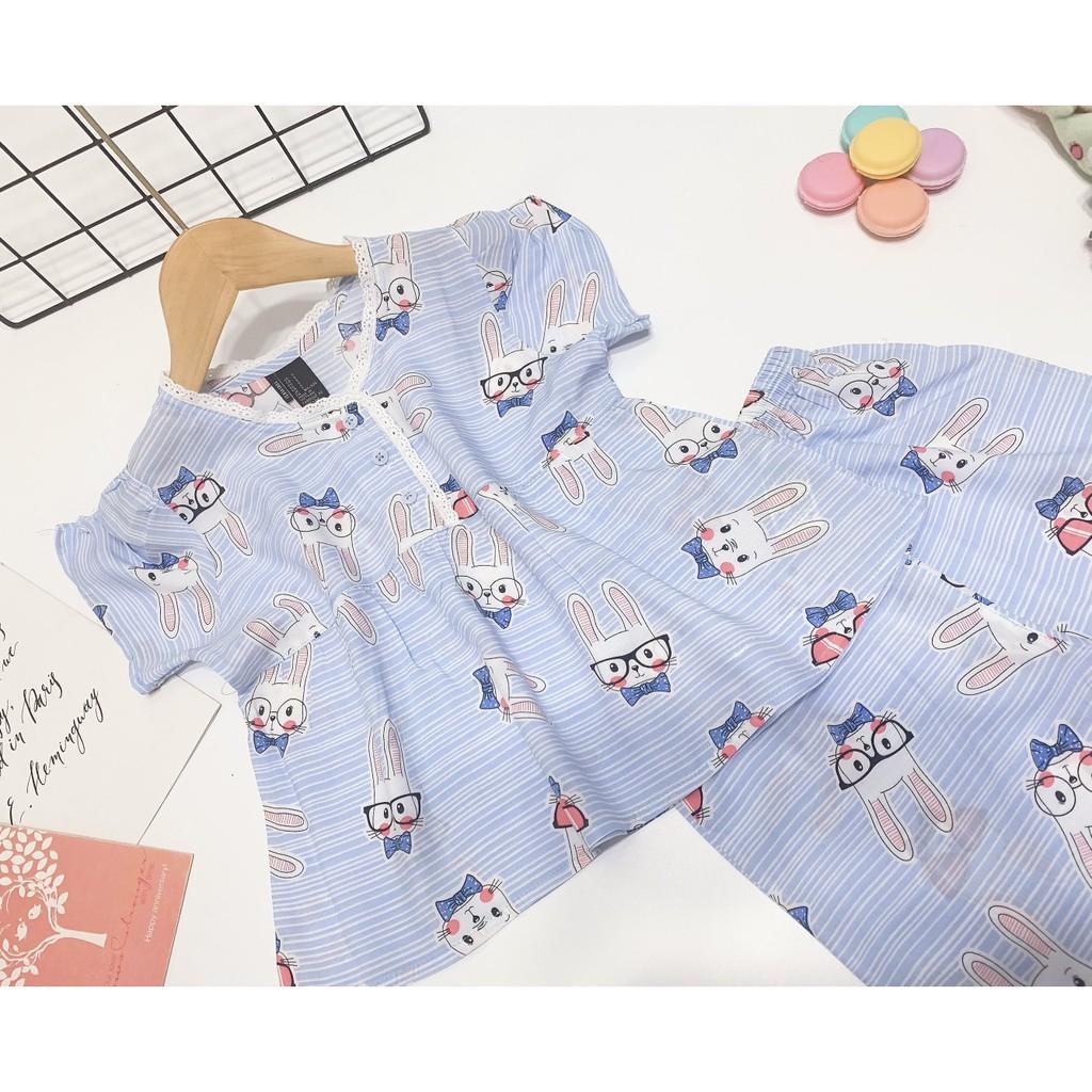 Đồ bộ tole lửng phối ren cho bé