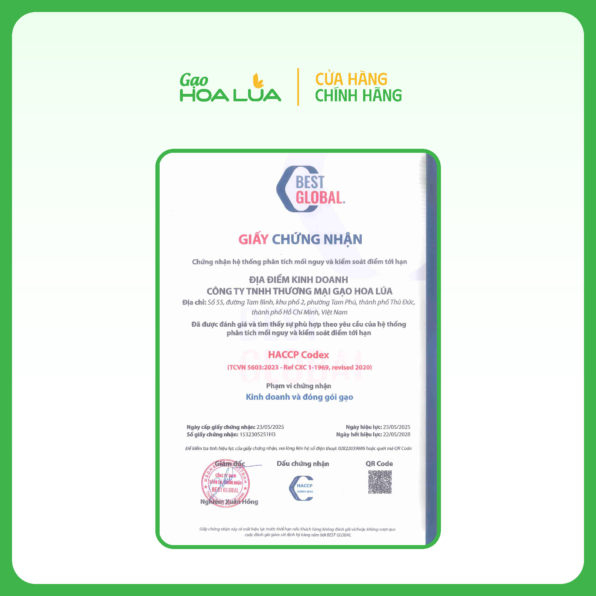 Combo 3 túi Gạo ST25 Hoa Lúa 5kg (tổng 15kg) - Tặng 1 chai Sữa Tắm Cám Gạo 650ml