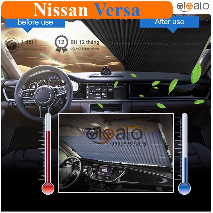 Rèm che chắn nắng kính lái xe Nissan Versa cao cấp REMKL - OTOALO