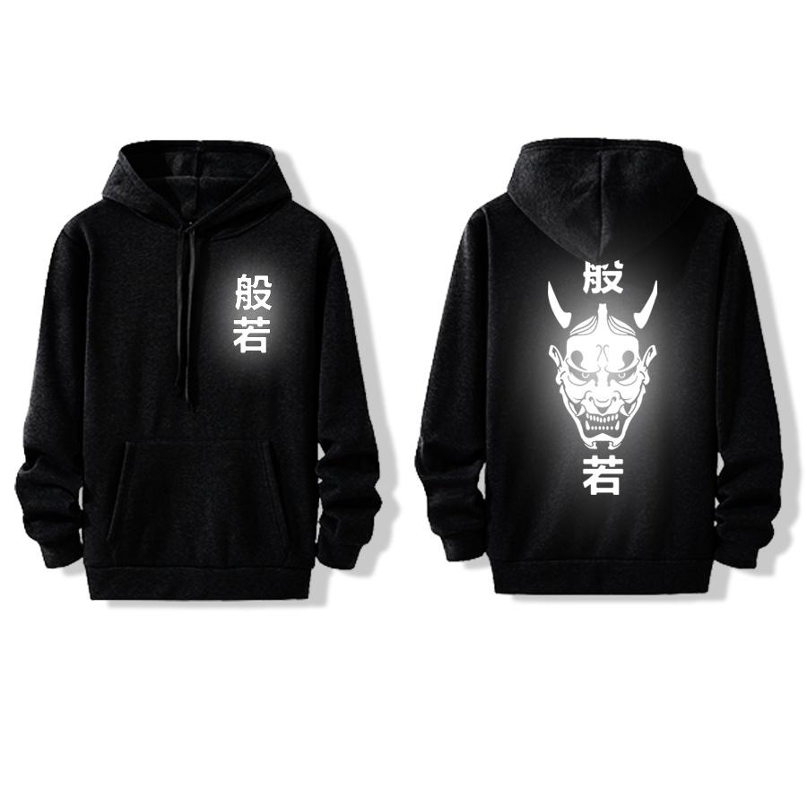 Áo Hoodie nam nữ vải nỉ dầy Phản Quang Quỷ Oni 07 Anam Store