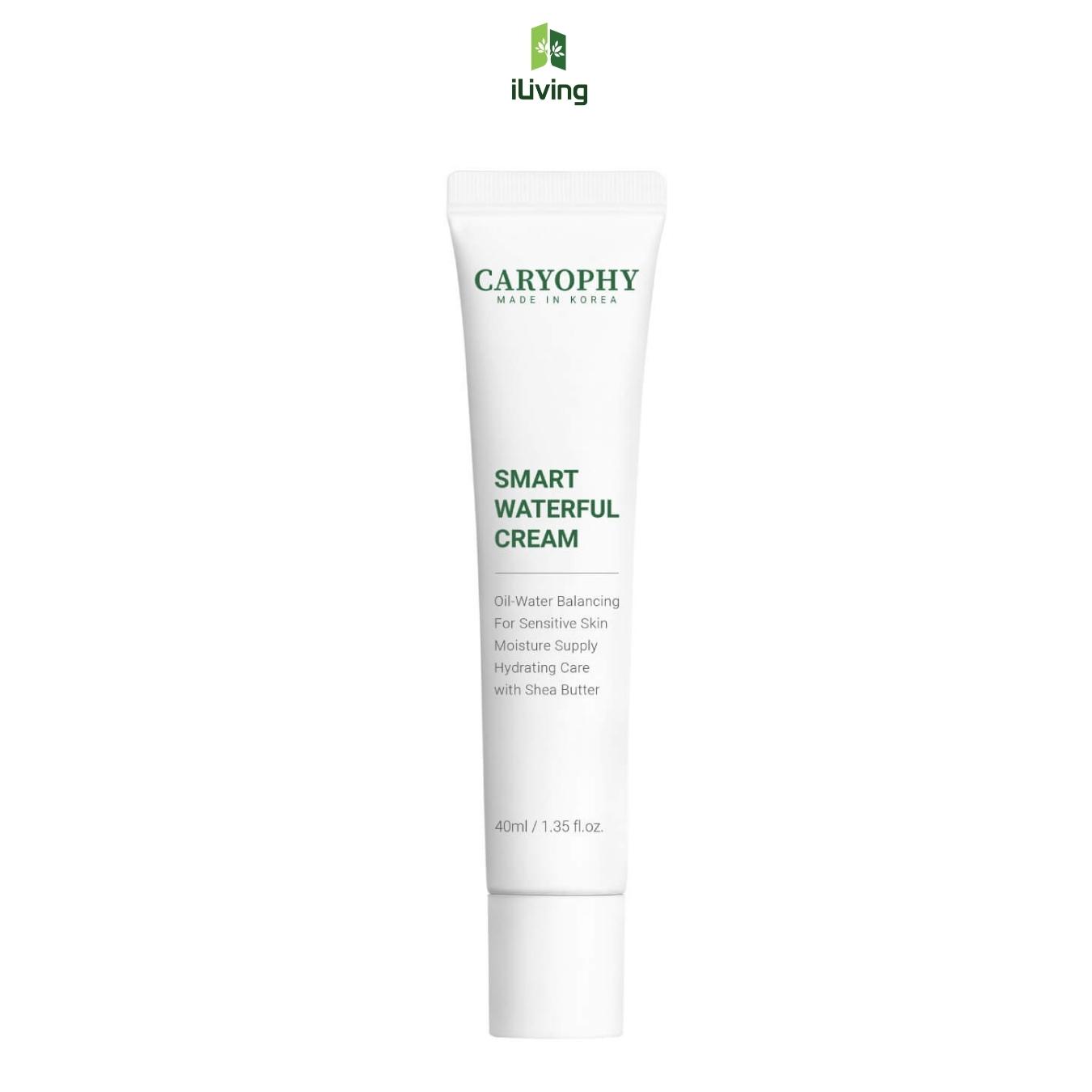 Kem dưỡng ẩm và phục hồi Caryophy Smart Waterful Cream 40ml ILIVING-CARKDM40