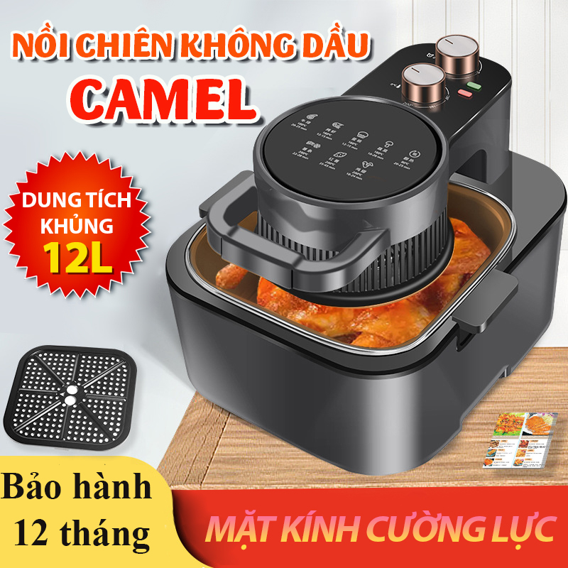 Nồi chiên không dầu KAW 12L - Màu đen