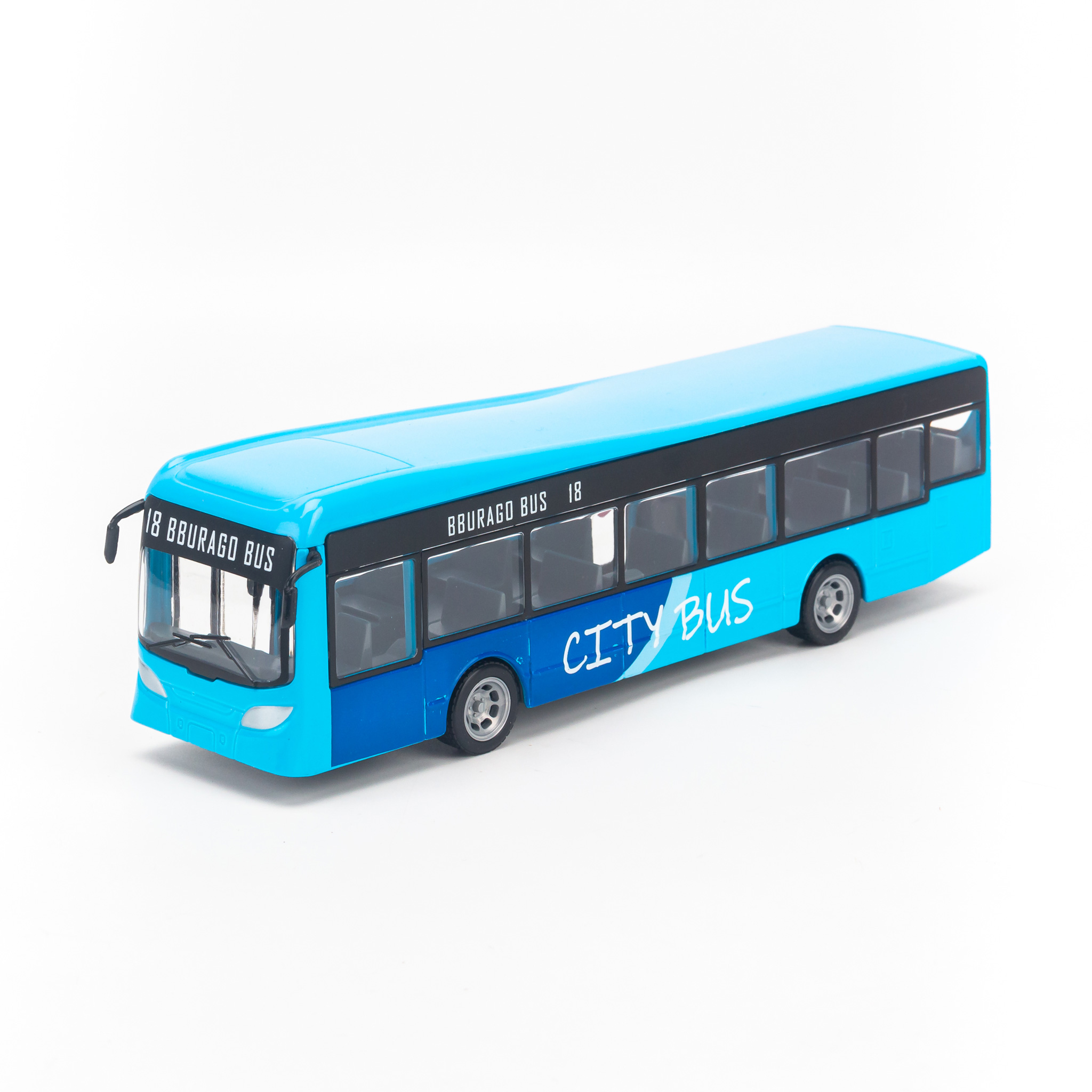 Mô hình xe Bus City long 19cm Bburago 18-32102