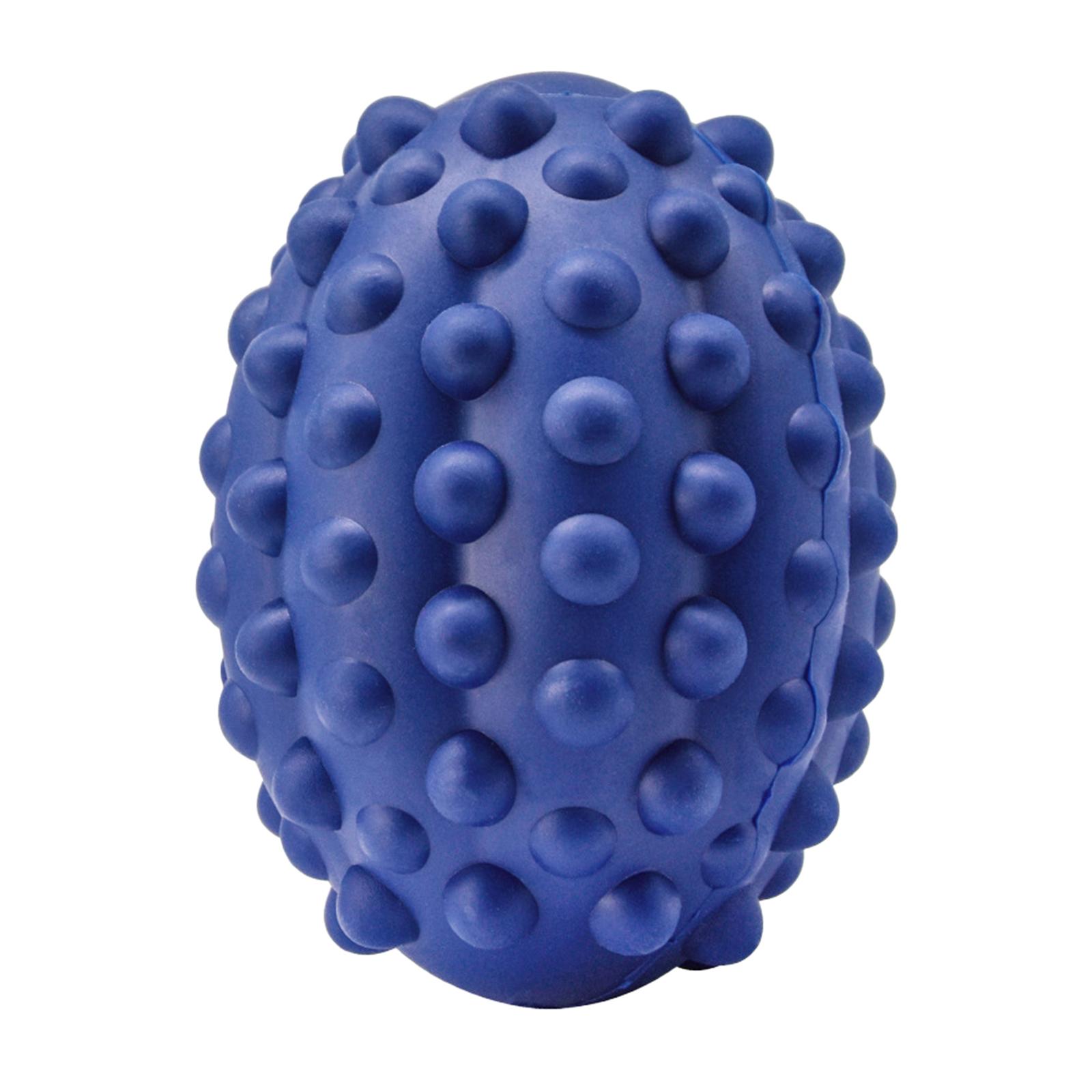 Puppy Dog Squeaky Chew Toy Ball Molar Teeth Cleaning Pet Supplies Dark Blue