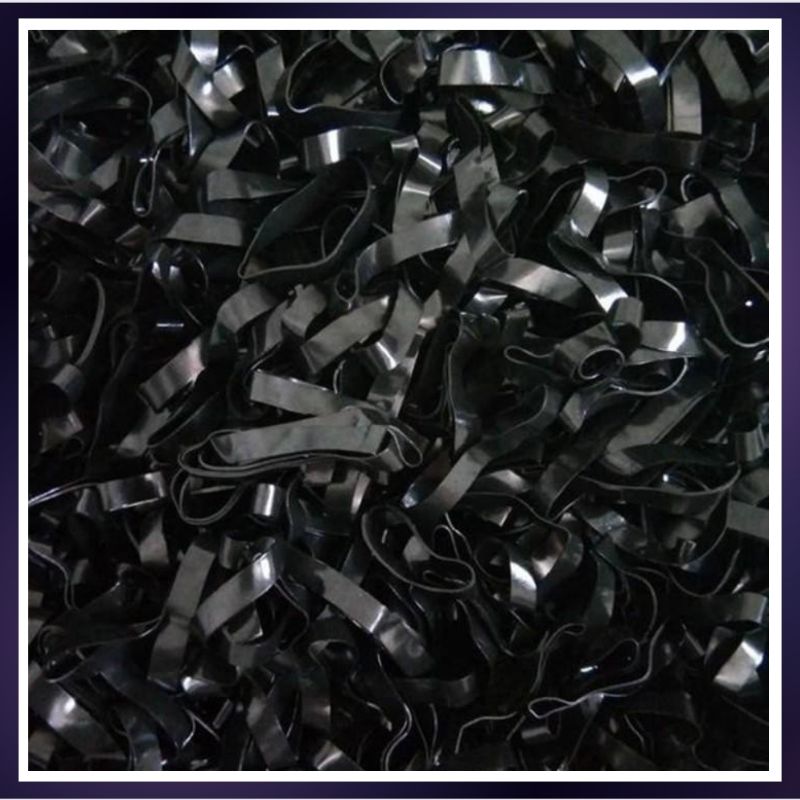 Dây thun buộc tóc màu đen túi 100gram