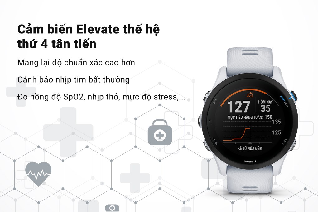 Đồng hồ thông minh Garmin Forerunner 255S Music_Hàng chính hãng