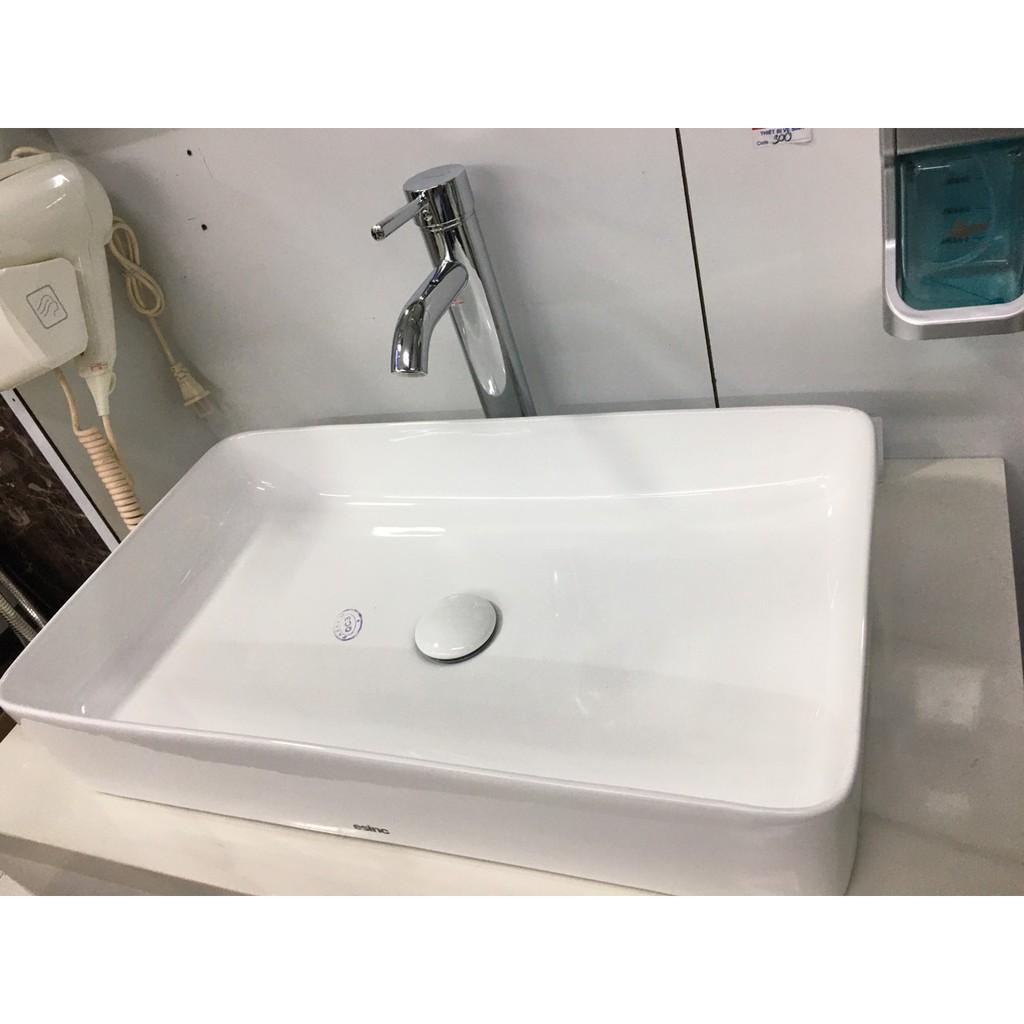 Vòi chậu lavabo rửa mặt nóng lạnh thân đồng