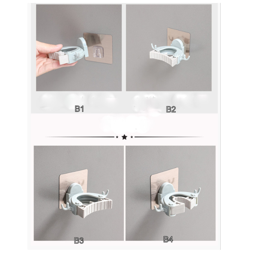 Móc Dán Treo Cây Lau Nhà, Khăn, Treo Dù, Đồ Dùng Nhà Tắm Đa Năng 6x12cm Màu Ngẫu Nhiên