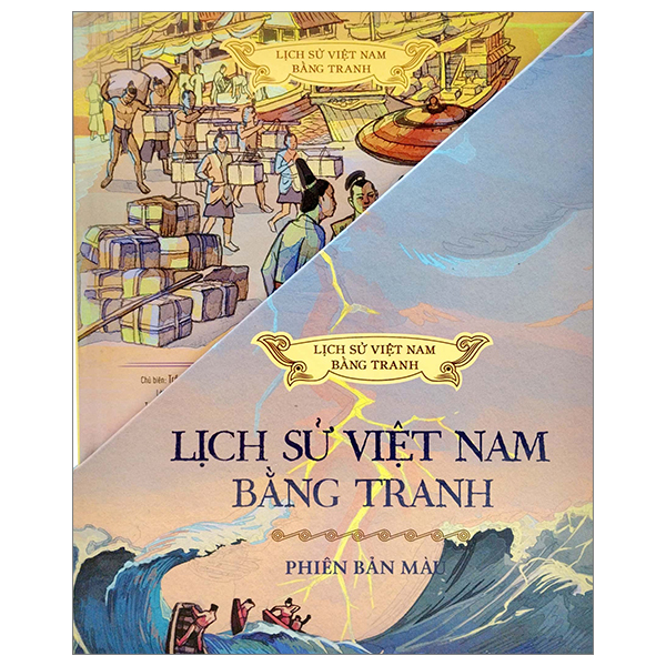 Boxset Lịch Sử Việt Nam Bằng Tranh - Bản Màu - Bìa Cứng  - trẻ