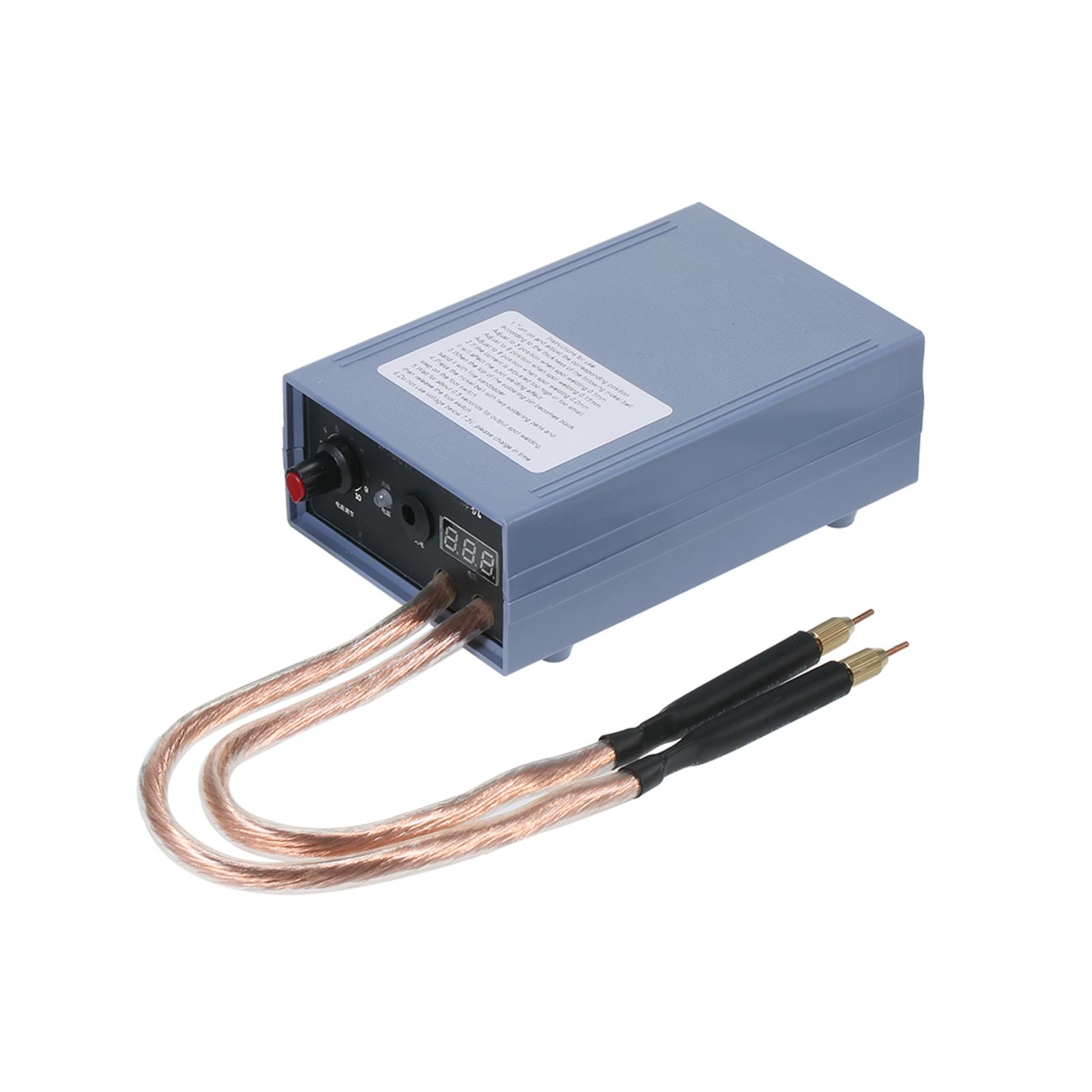 Weytoll Spot Welder Máy hàn điểm cầm tay công suất cao 5000W Máy hàn di động có thể điều chỉnh dòng điện 0-800A cho pin 18650 US Plug