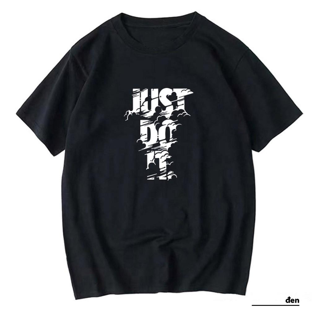 Áo thun tay lỡ JUST DO IT Unisex ( Đen, Trắng )