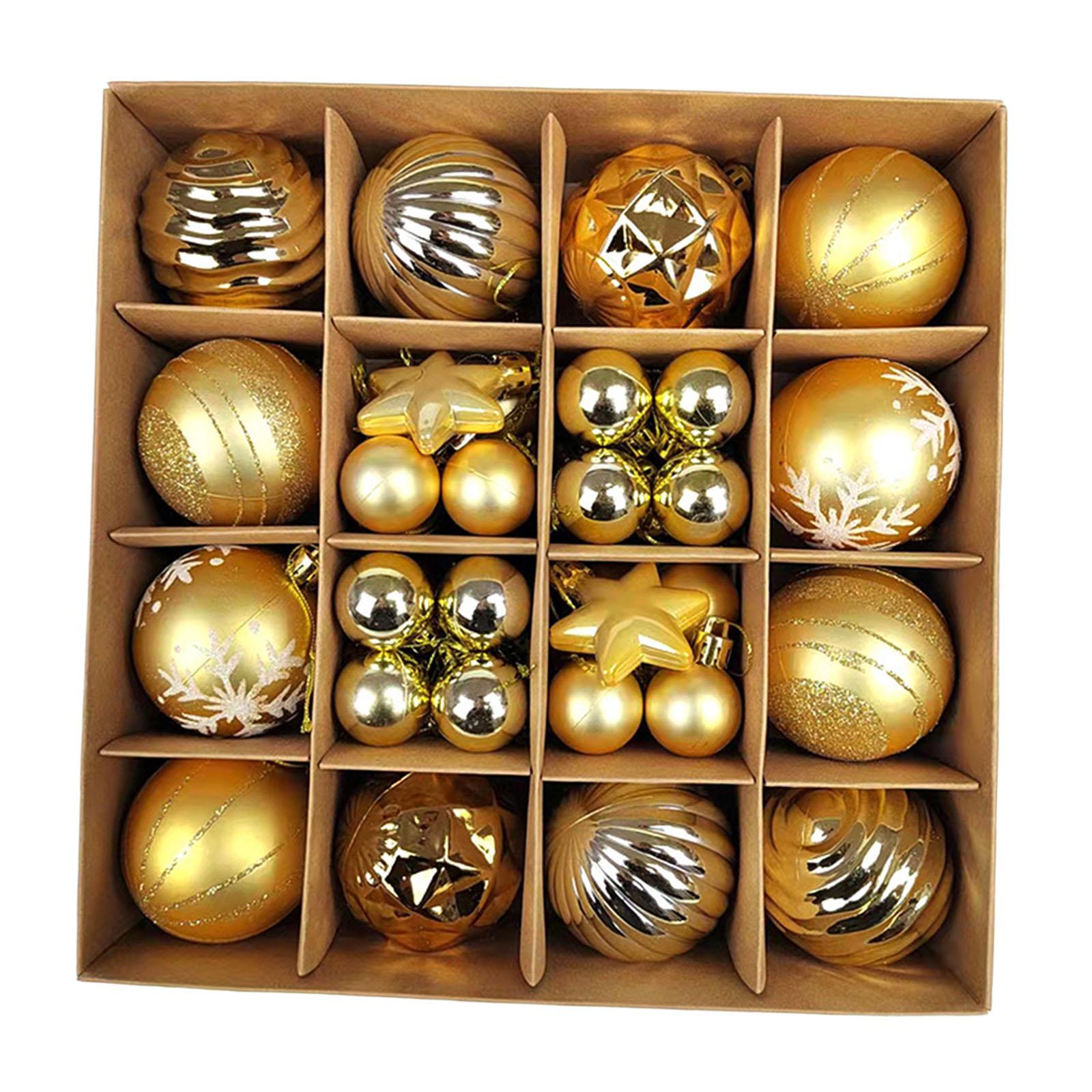 184x Christmas Balls Ornaments Decoration for Home Holiday Wedding