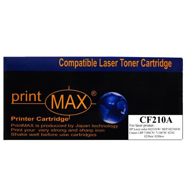 Hộp mực in Laser màu Vàng PrintMAX dành cho máy HP CF210A - Canon 331Y – Hàng Chính Hãng