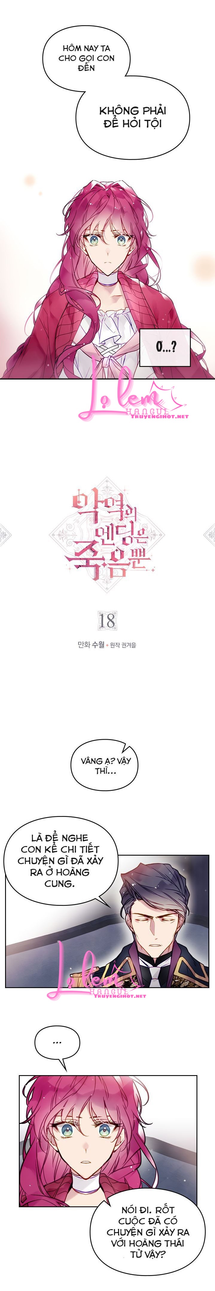 kết thúc của nhân vật phản diện chỉ có thể là cái chết chapter 18 1