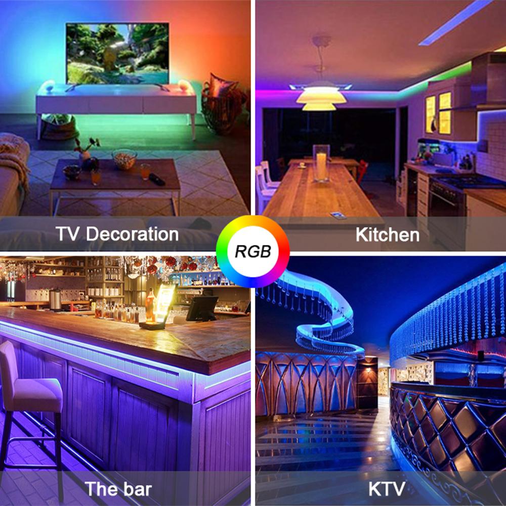 Đèn LED dải thông minh có thể đổi màu và điều khiển từ xa