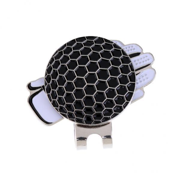3-5pack Funny Glove Design Golf Hat Clip with Magnetic Ball Marker Golfer Gift