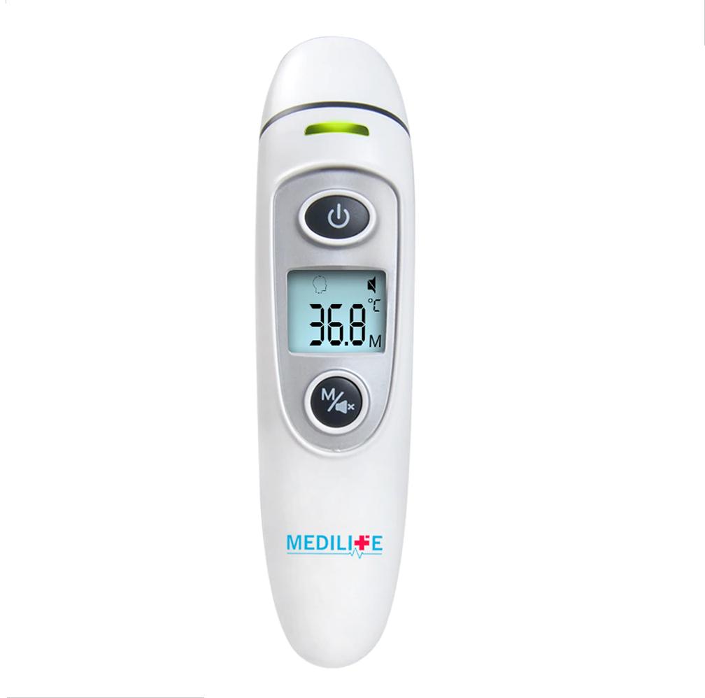 Nhiệt kế điện tử hồng ngoại đo tai và trán Medilife - IFR600 + Tặng máy đo đường huyết Gluneo Lite Hàn Quốc