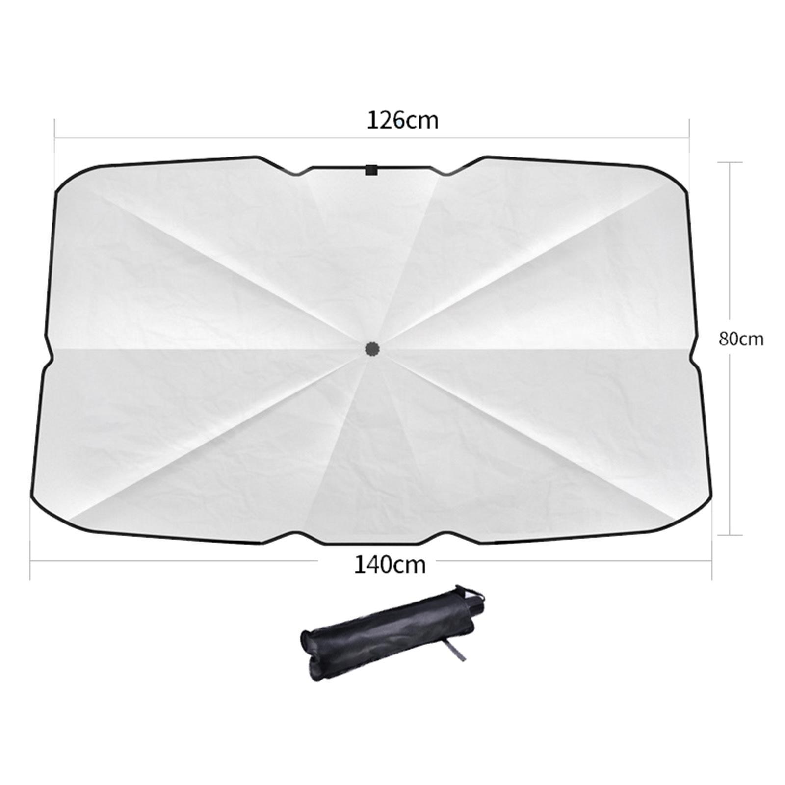 Sun Shade Umbrella, Automotive Windshield Sunshade, Protect Interior Stable Durable Block Heat Insulation Sunshade Sun Visor for