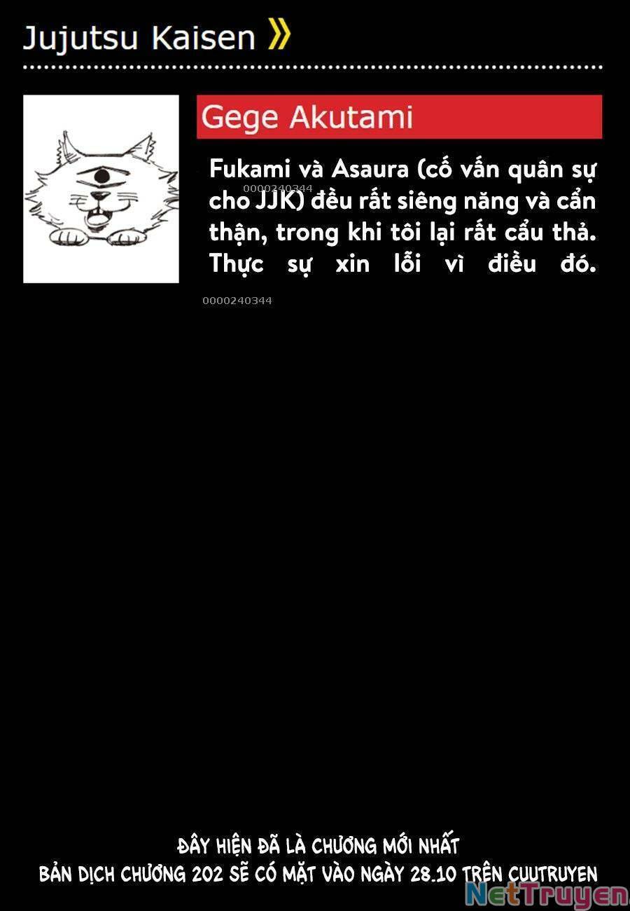 jujutsu kaisen - chú thuật hồi chiến chapter 201 24