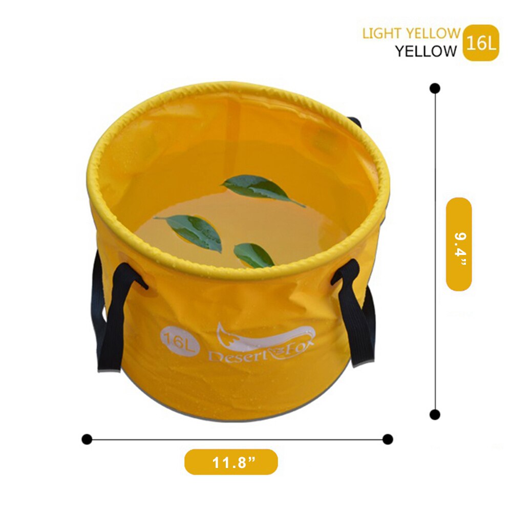 Xô đựng nước gấp gọp dã ngoại 16L Desert&amp;Fox DF-S16L Outdoor Folding Bucket