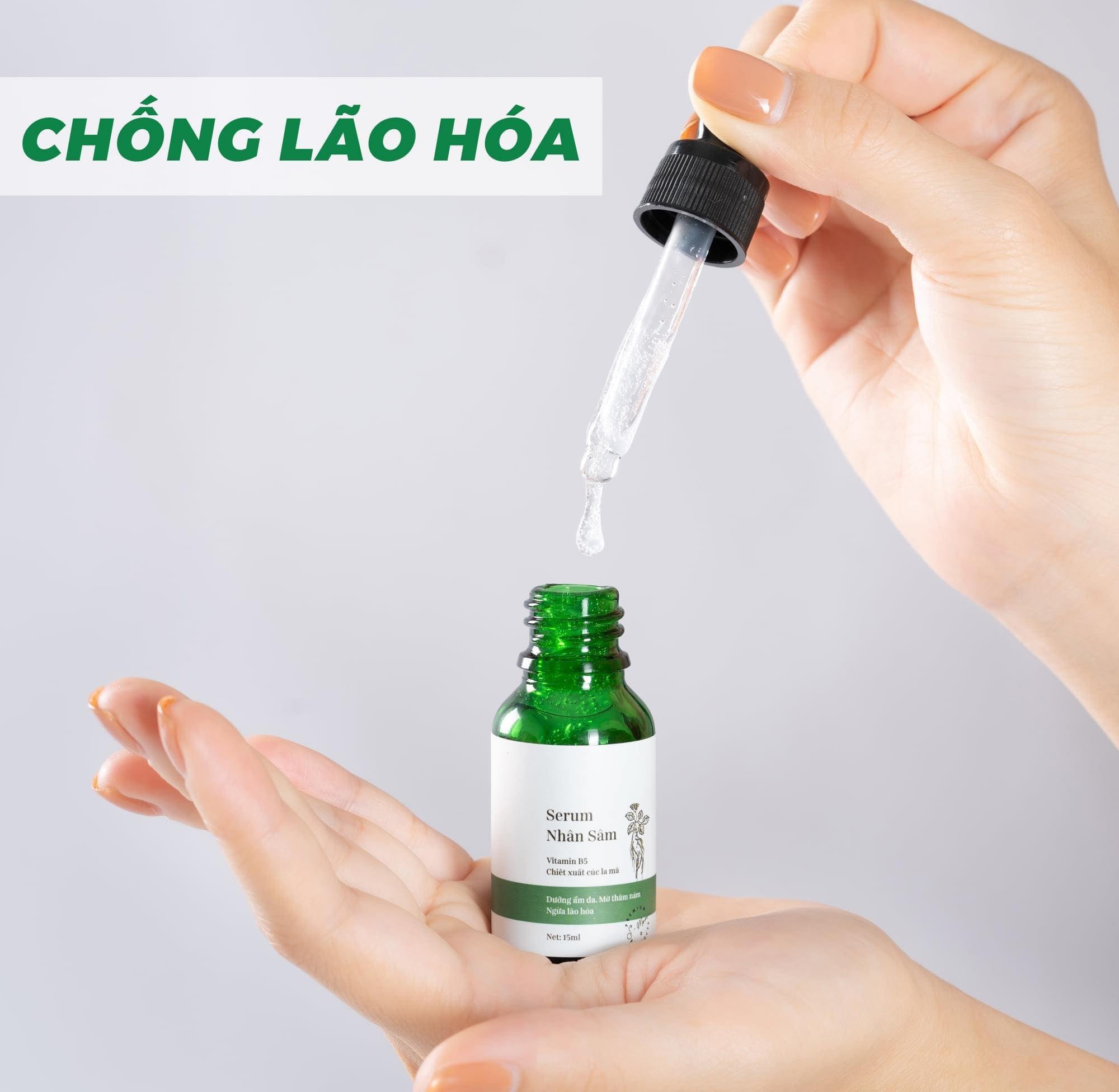 Serum Nhân Sâm S-mom Cho Mẹ Bầu Và Sau Sinh Dưỡng Da Chuyên Sâu Cấp Ẩm Ngăn Ngừa Lão Hóa Da