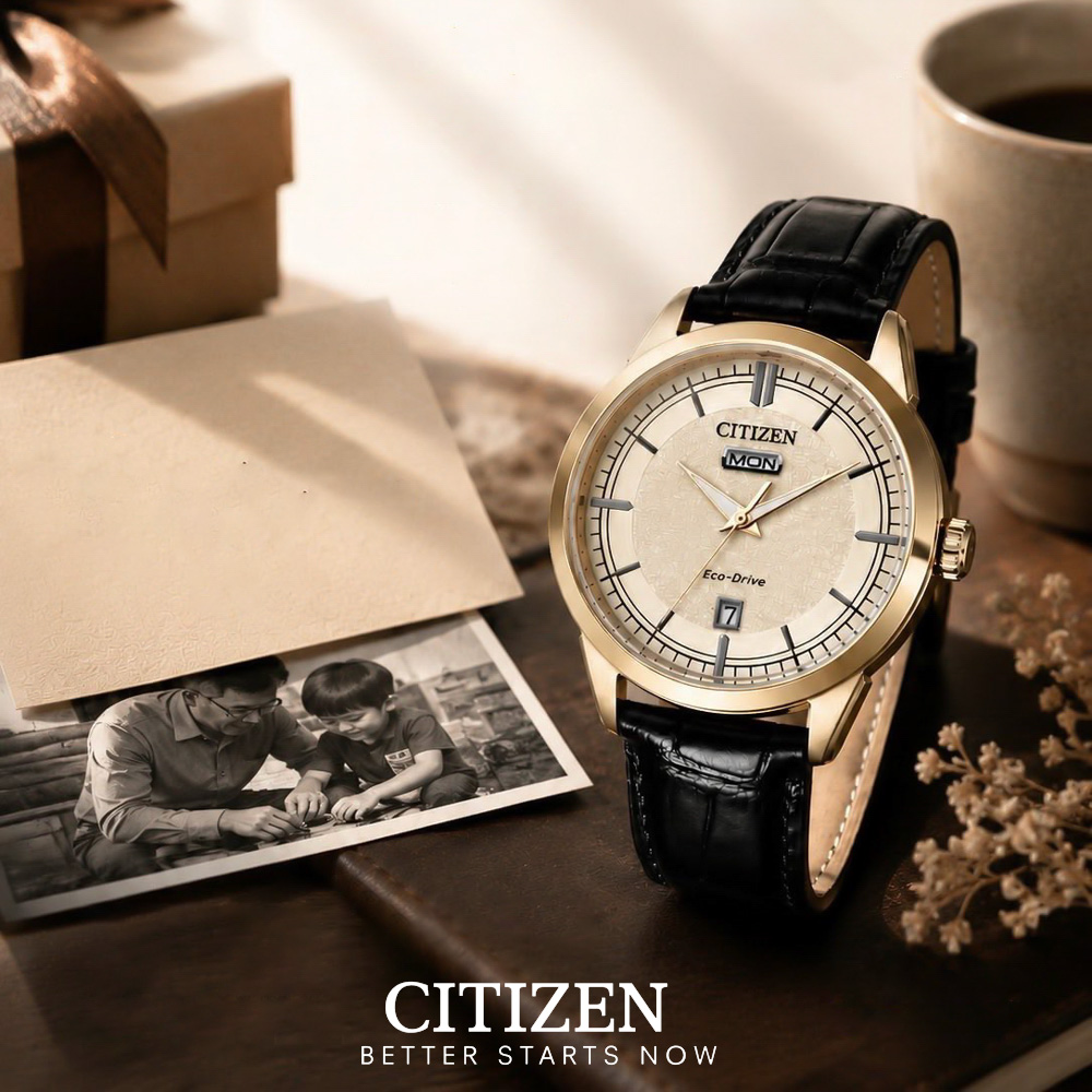 Đồng Hồ Nam Citizen Dây Da AW0153-04A - Mặt Trắng (40.5mm)