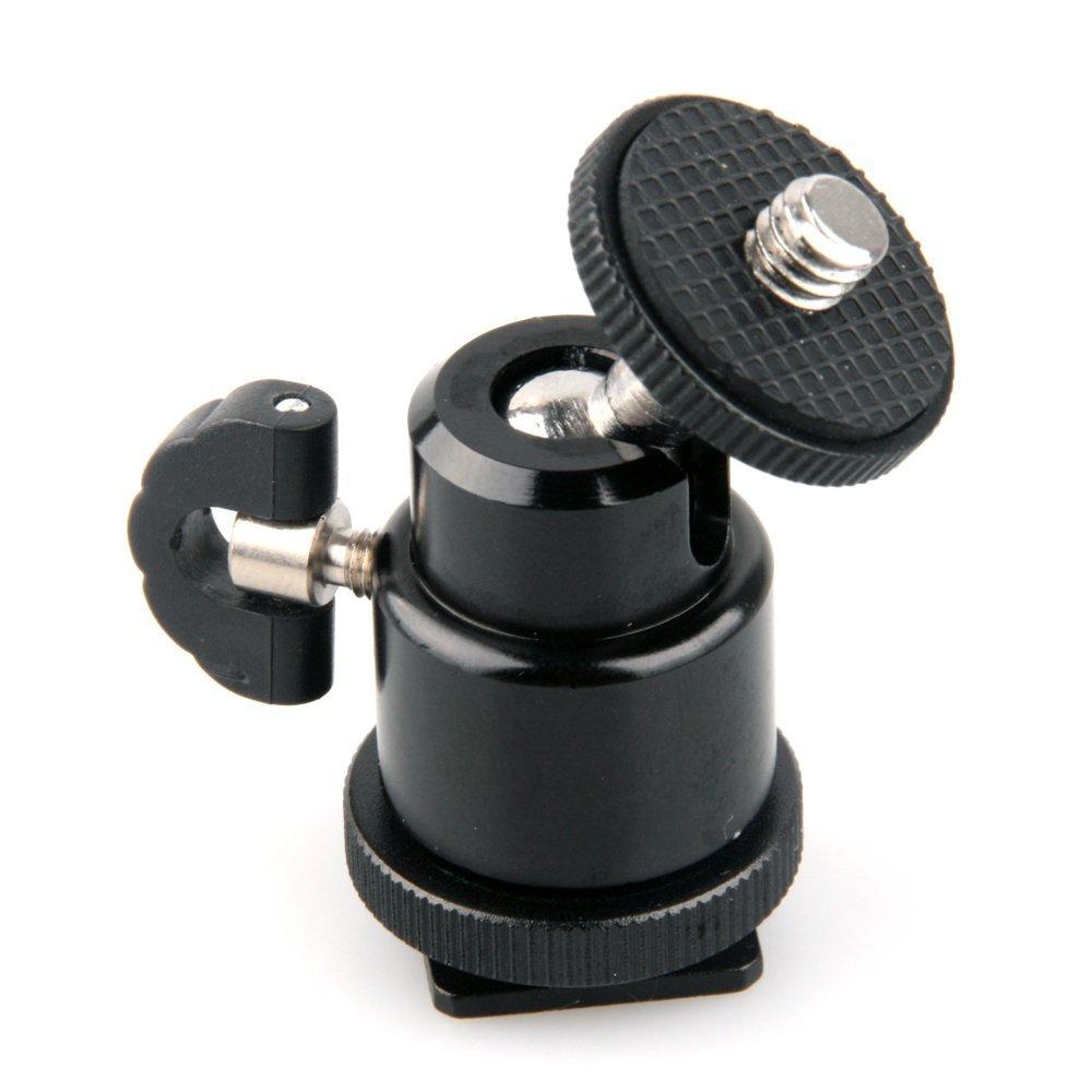 1/4'' Mini Smart Ball Head Bracket/Holder/Mount fr Camera Tripod Hot Shoe