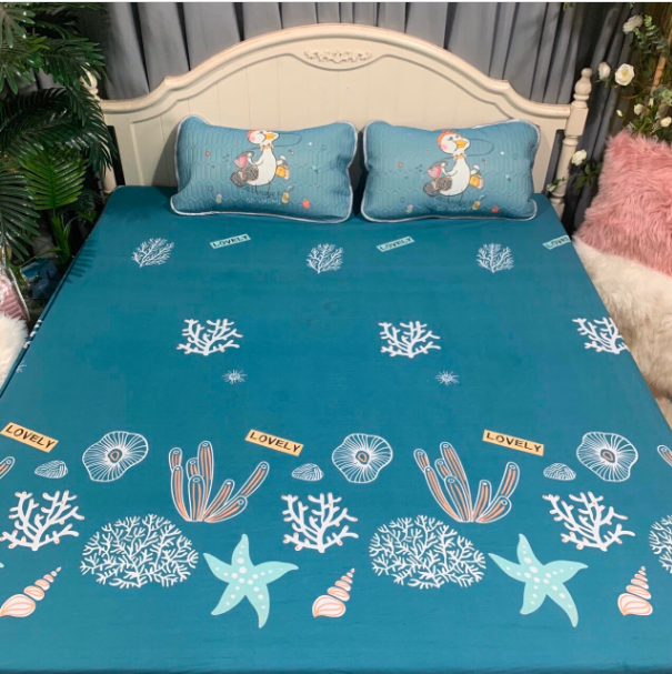 Ga Chống Thấm Cotton Hàn Quốc / Ga Chống Thấm 100% Cotton Kháng Khuẩn Cao Cấp 1m2, 1m6, 1m8 và 2m2 Nằm Trực Tiếp