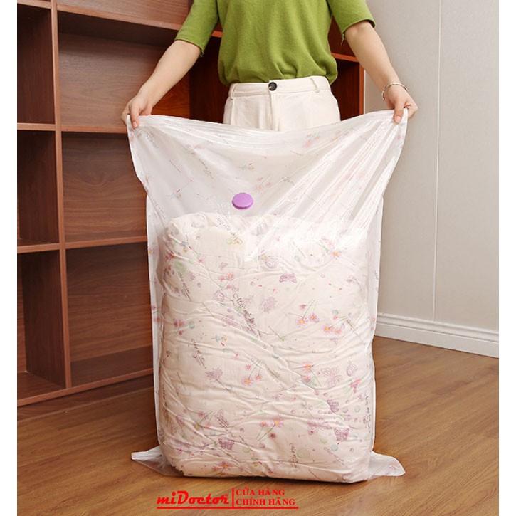 Bộ 8 Túi Hút Chân Không Đựng Quần Áo, Chăn Màn CỠ ĐẠI Cao Cấp miDoctor