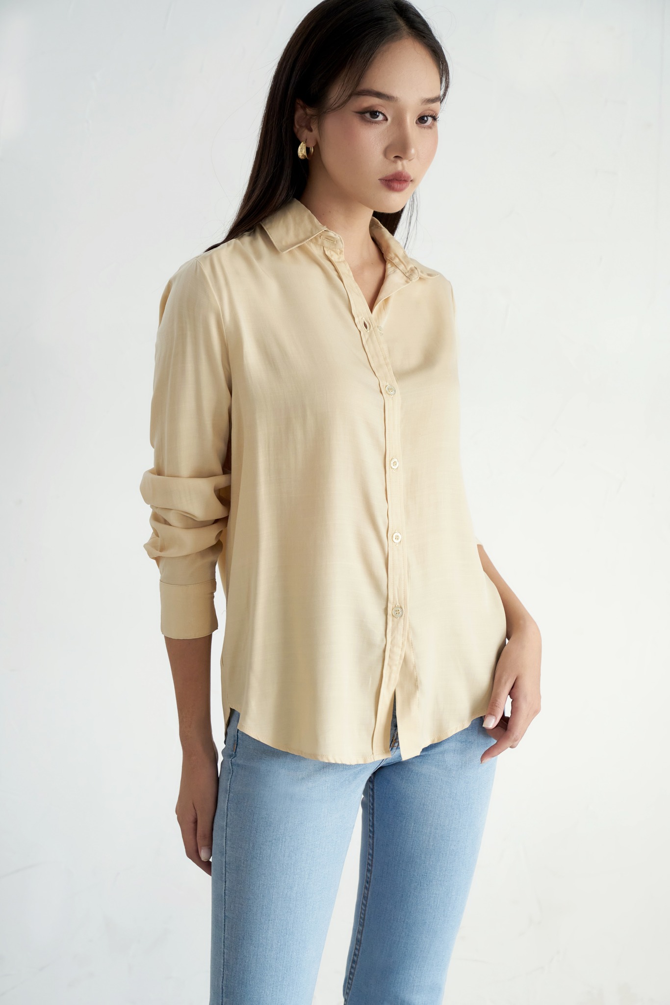 OLV - Áo sơ mi Blonde Long Sleeve Top