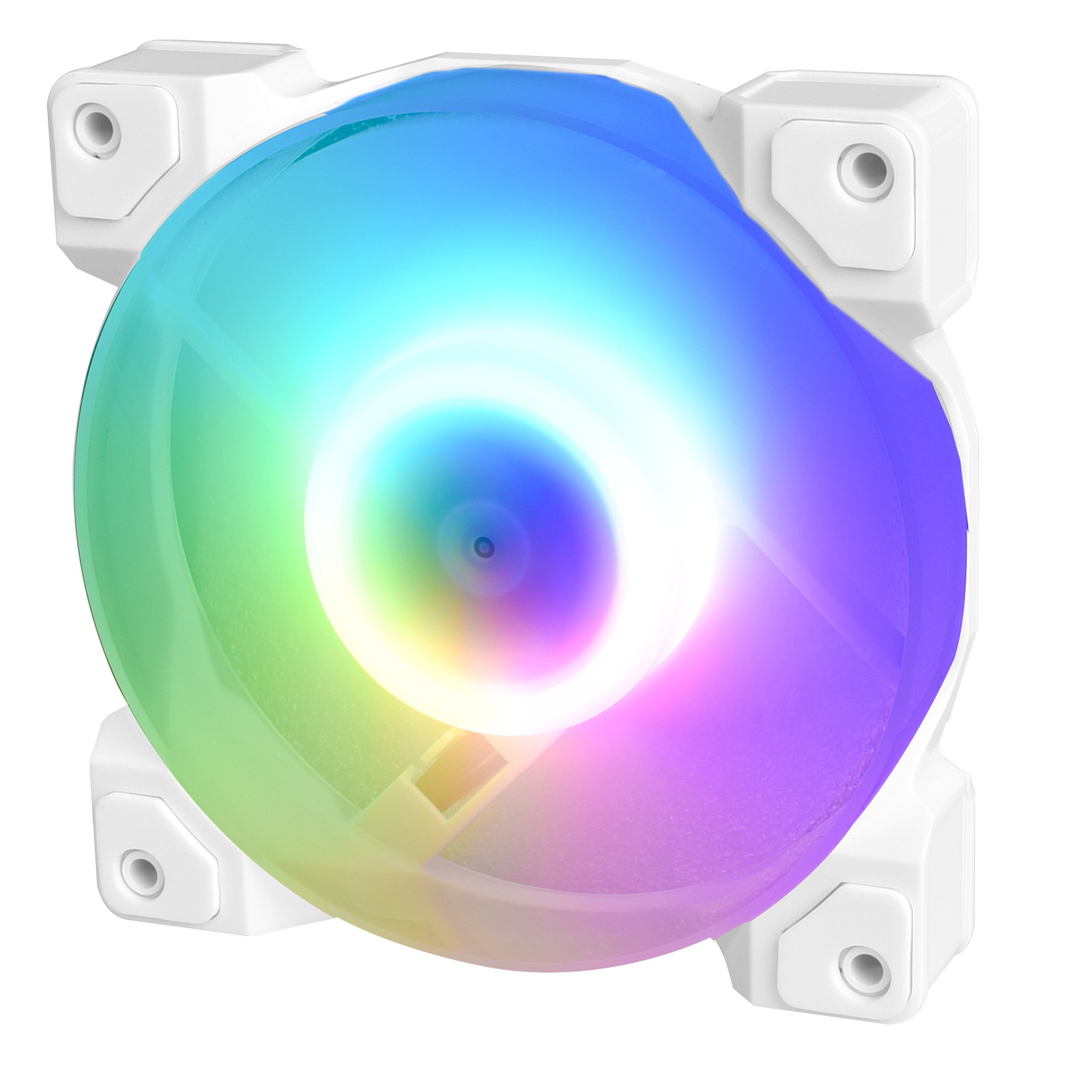 Bộ Fan Case ID-COOLING DF-12025-ARGB TRIO SNOW - Hàng Chính Hãng