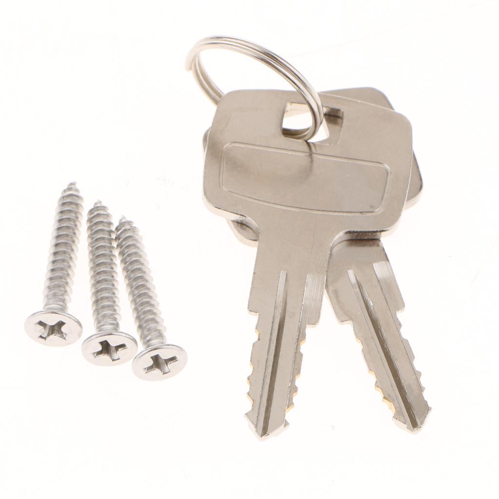 Ignition Switch Key Lock Gas Tank   Set Universal fit Anti