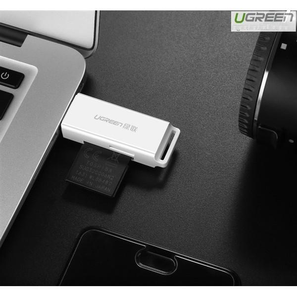 Đầu đọc thẻ nhớ SD/TF Ugreen 40753 chuẩn USB 3.0 chính hãng